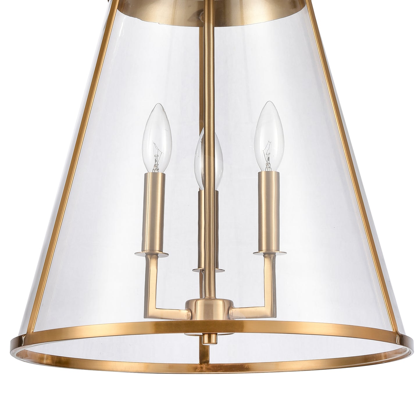 ELK SHOWROOM 82255/3 Judy 16'' Wide 3-Light Pendant - Satin Brass