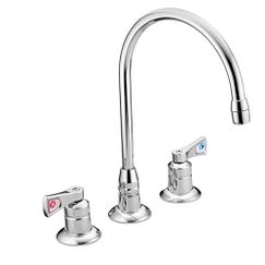 MOEN 8227 M-DURA  Two-Handle Kitchen Faucet In Chrome