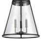 ELK SHOWROOM 82275/3 Judy 16'' Wide 3-Light Pendant - Matte Black