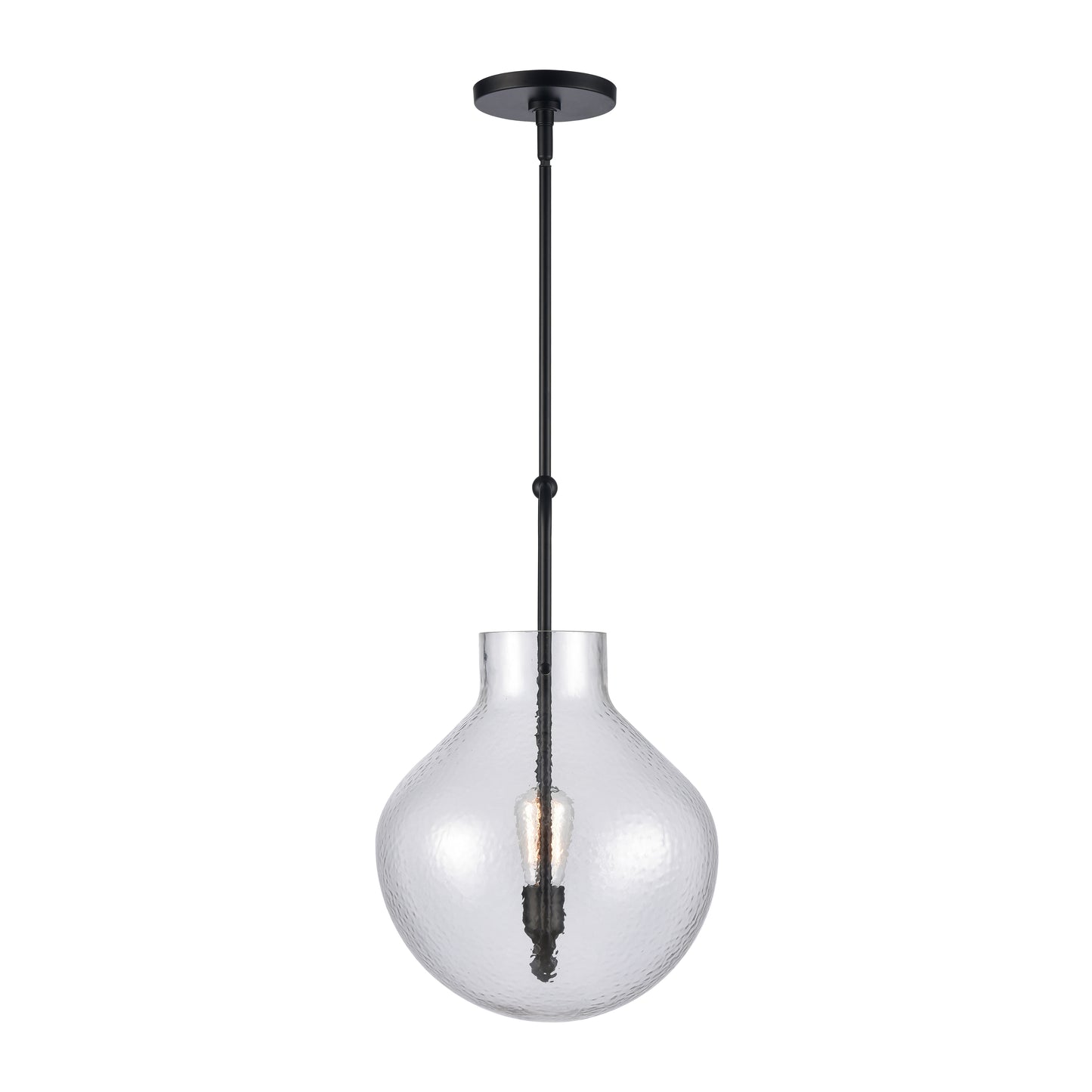 ELK SHOWROOM 82303/1 Monica 13'' Wide 1-Light Pendant - Matte Black