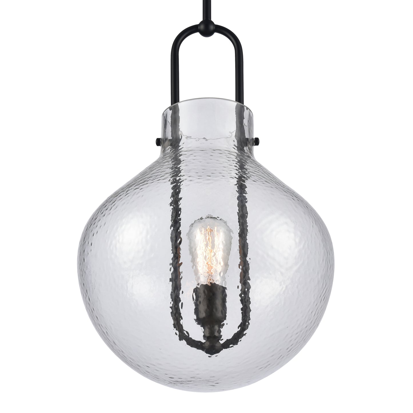 ELK SHOWROOM 82303/1 Monica 13'' Wide 1-Light Pendant - Matte Black