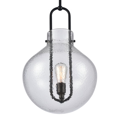 ELK SHOWROOM 82303/1 Monica 13'' Wide 1-Light Pendant - Matte Black