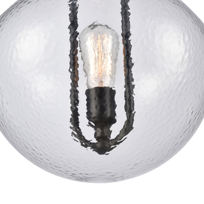 ELK SHOWROOM 82303/1 Monica 13'' Wide 1-Light Pendant - Matte Black