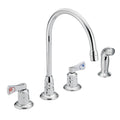 MOEN 8242 M-Dura Two-Handle Kitchen Faucet - Chrome