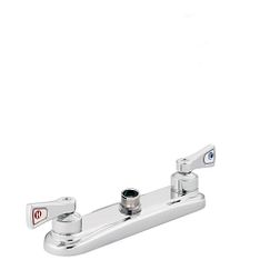 MOEN 8280 M-Dura Two-Handle Kitchen Faucet - Chrome