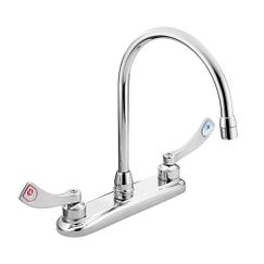 MOEN 8289 M-DURA  Two-Handle Kitchen Faucet In Chrome