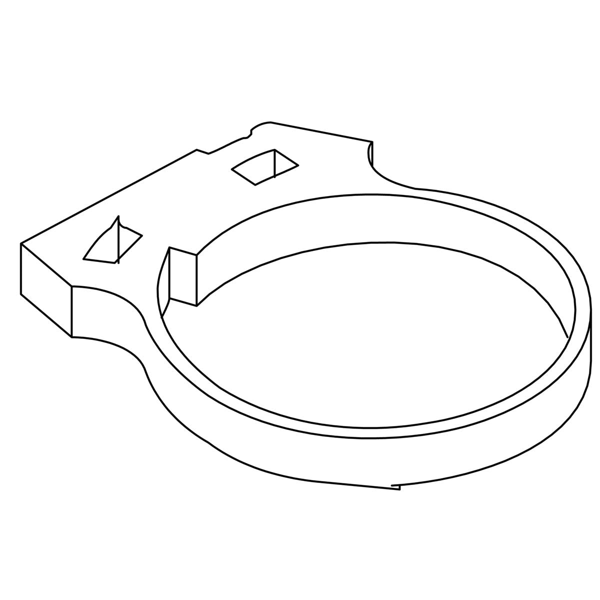 KOHLER K-83040 Clamp, Hose, 1.62 I.D.