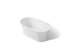 KOHLER K-8332-0 Memoirs 60" X 34" Freestanding Bath - White