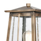 ELK SHOWROOM 83416/1 Kirkdale 17'' High 2-Light Outdoor Post Light - Vintage Brass