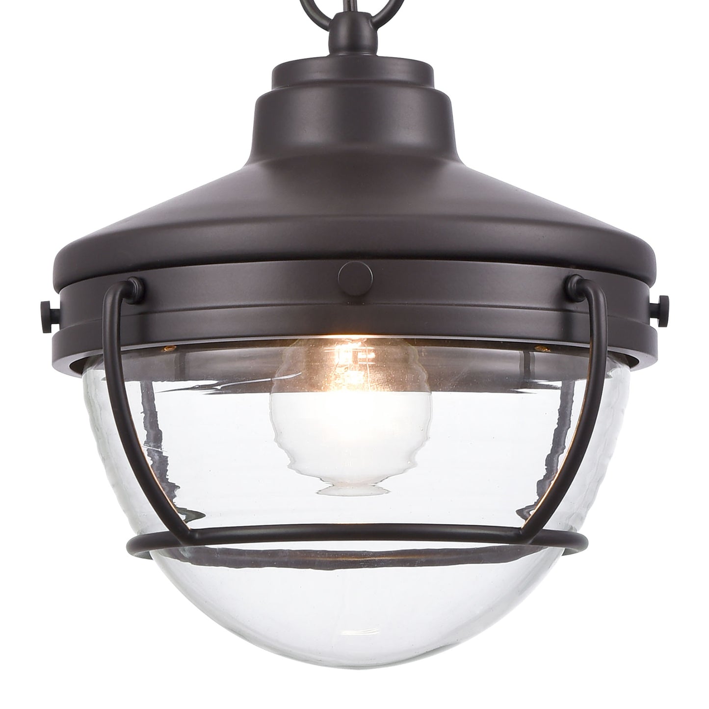 ELK SHOWROOM 83435/1 Eastport 9'' Wide 1-Light Outdoor Pendant - Oil Rubbed Bronze