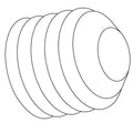 KOHLER Screw, M6, K-834404