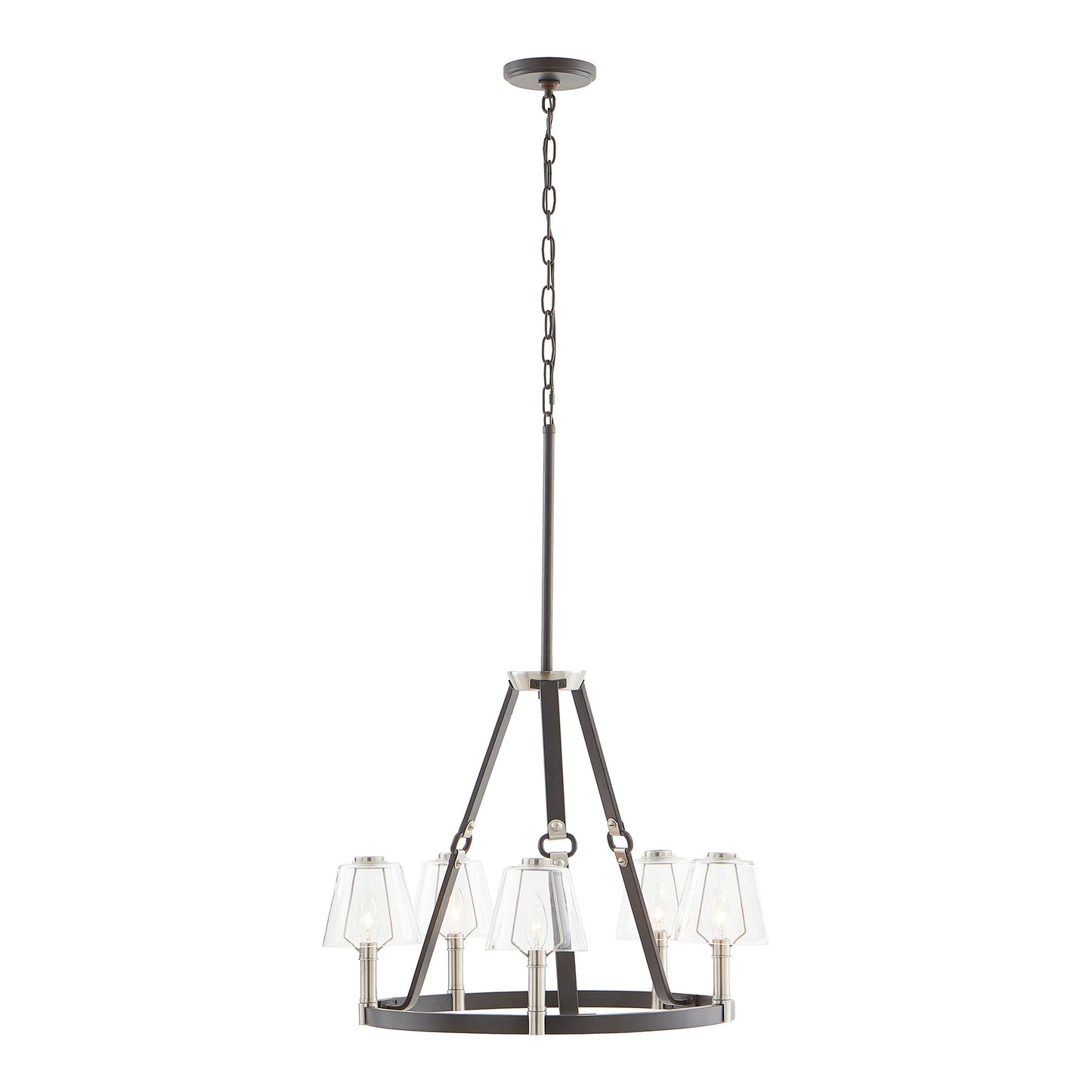 ELK SHOWROOM 83448/5 Armstrong Grove 25'' Wide 5-Light Chandelier - Espresso