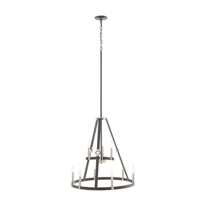 ELK SHOWROOM 83450/6+3 Armstrong Grove 25'' Wide 9-Light Chandelier - Espresso