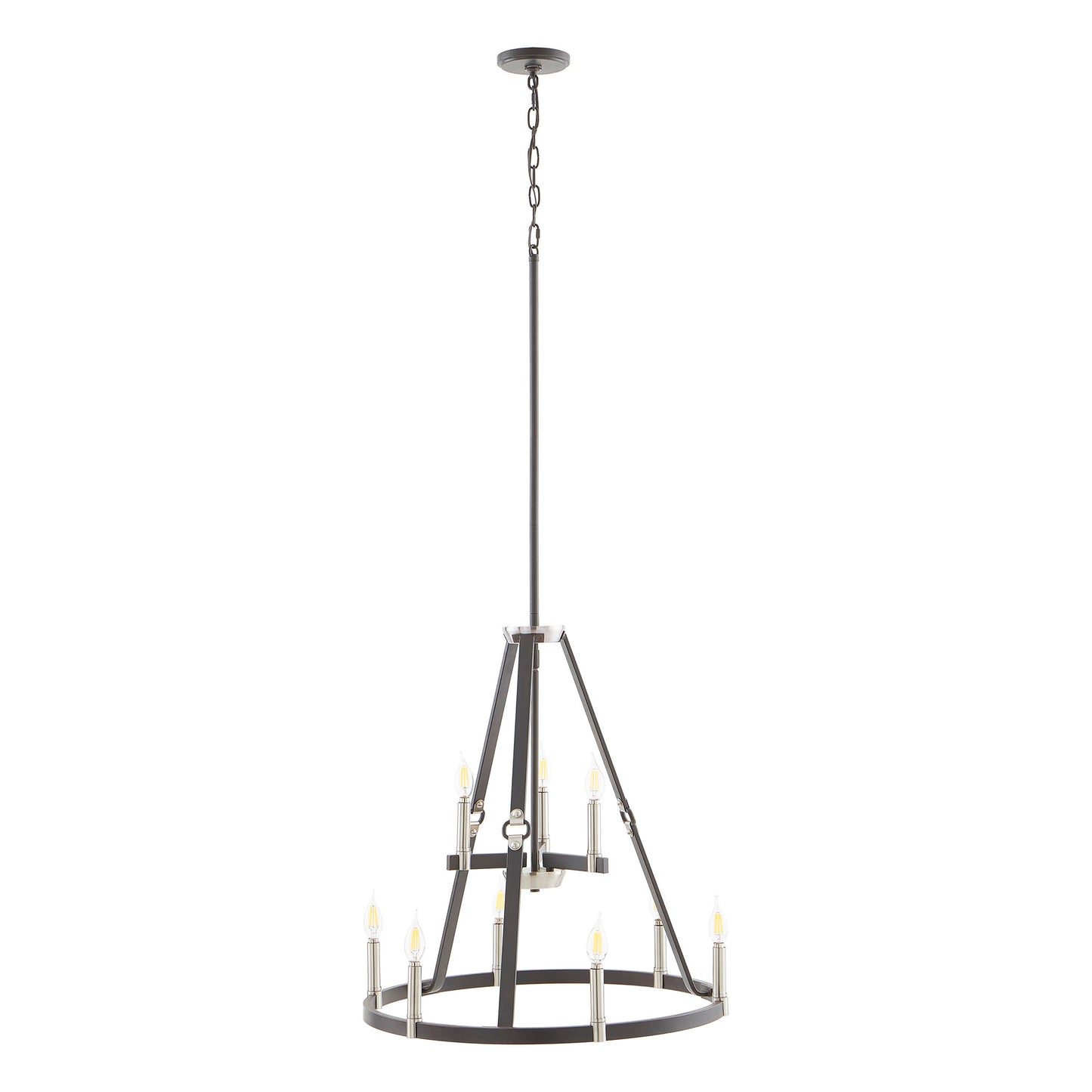 ELK SHOWROOM 83450/6+3 Armstrong Grove 25'' Wide 9-Light Chandelier - Espresso