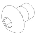 KOHLER Screw, M4-0.7Mm X 6Mm, Dome Head, K-834683
