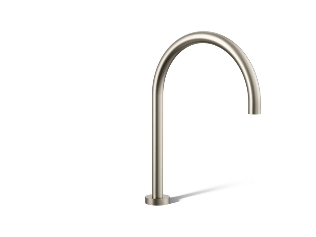 KOHLER K-8360-BN Laminar Deck-Mount Non-Diverter Bath Spout - Vibrant Brushed Nickel