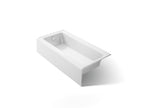 KOHLER K-837-0 Bellwether 60" X 30-1/4" Alcove Bath, Left Drain - White