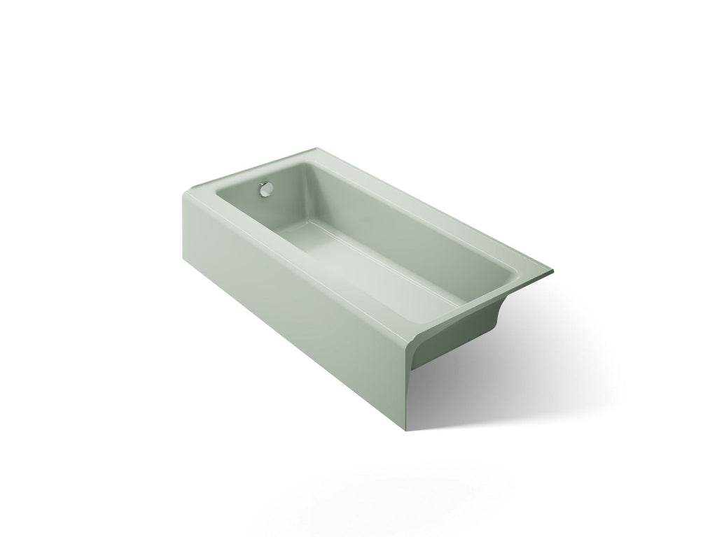 KOHLER K-837-42 Bellwether 60" X 30-1/4" Alcove Bath, Left Drain - Aspen Green