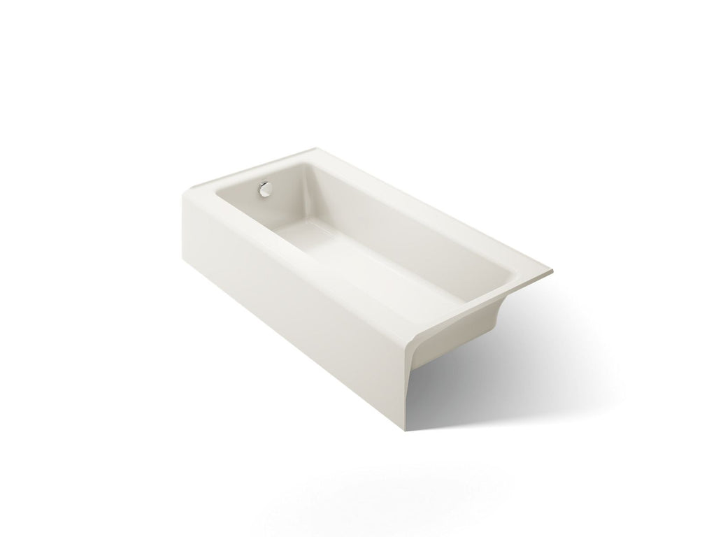 KOHLER K-837-96 Bellwether 60" X 30-1/4" Alcove Bath, Left Drain - Biscuit