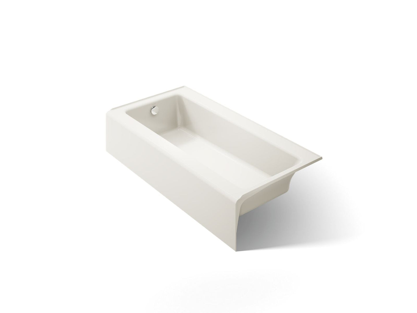 KOHLER K-837-96 Bellwether 60" x 30-1/4" alcove bath, left drain - Biscuit