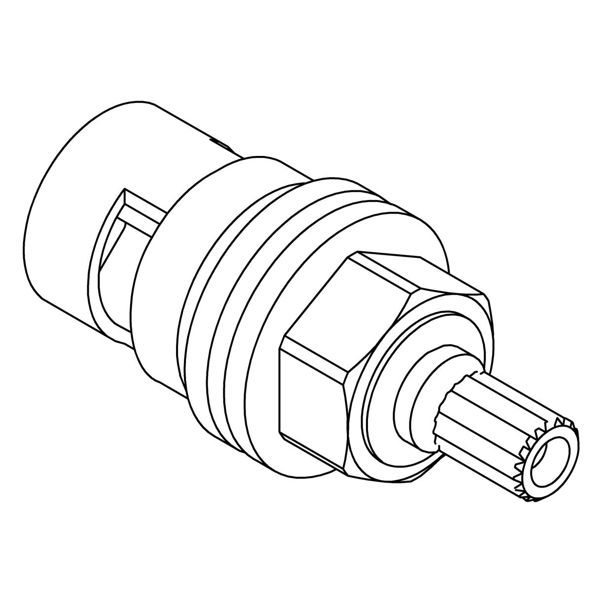 KOHLER Valve, 1/4T Cw, K-837206