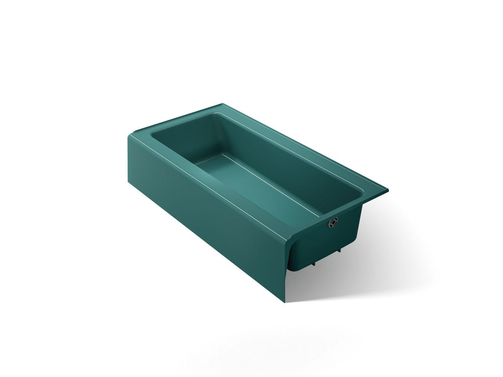 KOHLER K-838-17 Bellwether 60" X 30-1/4" Alcove Bath, Right Drain - Teal