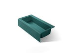 KOHLER K-838-17 Bellwether 60" X 30-1/4" Alcove Bath, Right Drain - Teal