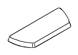 KOHLER Cover, Tank, 14" R.I - Almond, K-84095-47