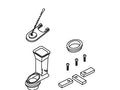 KOHLER FLUSH VALVE CLAMP KIT, K-84216