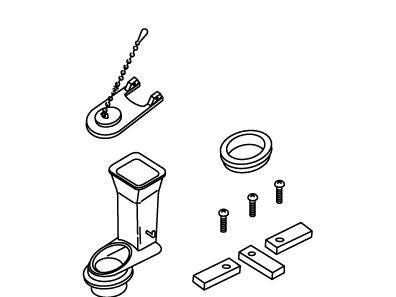 KOHLER FLUSH VALVE CLAMP KIT, K-84216