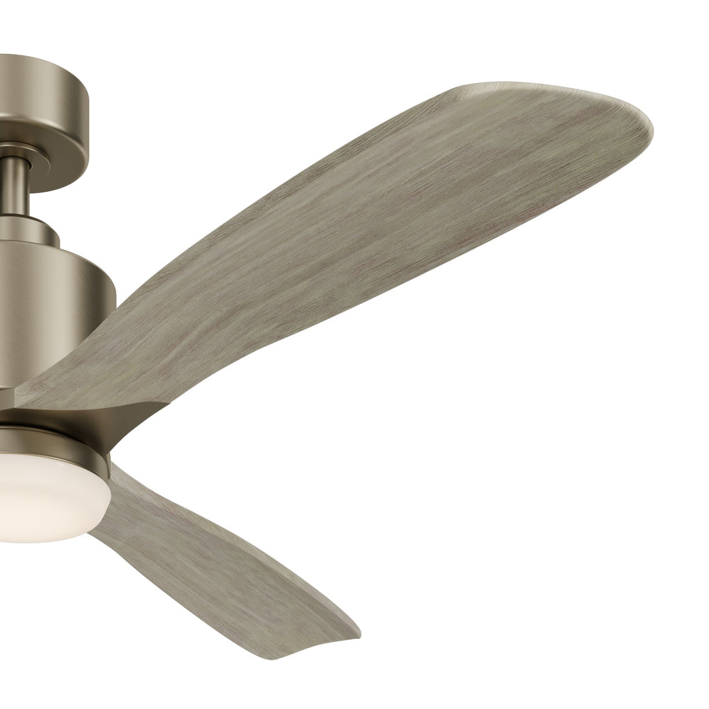 KICHLER 300027AP Ridley Ii Led 52" Fan Antique Pewter