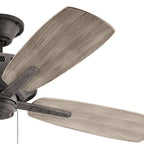 KICHLER 310152WZC Eads Patio 52" Fan Weathered Zinc