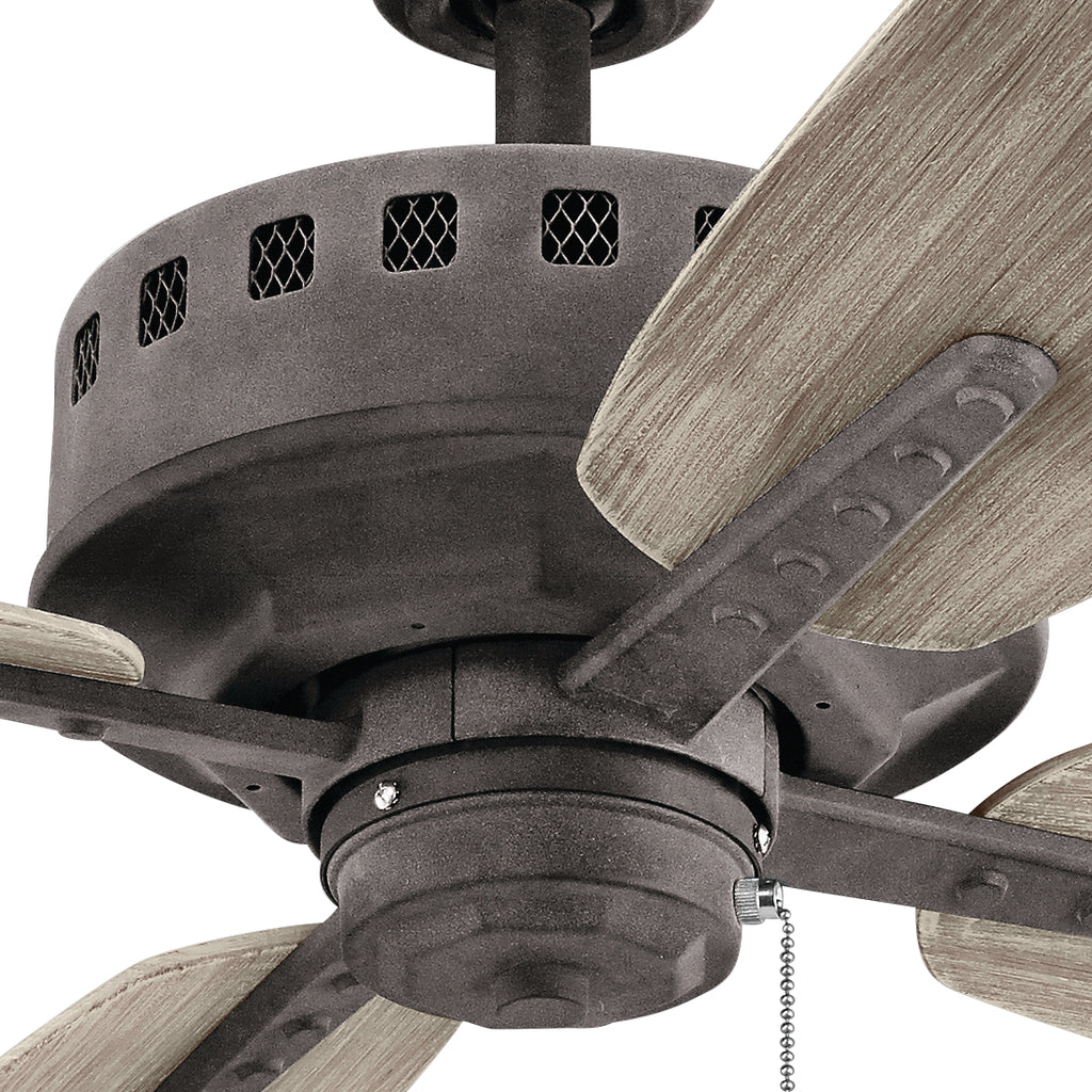 KICHLER 310152WZC Eads Patio 52" Fan Weathered Zinc