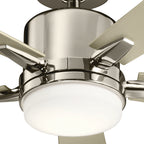 KICHLER 330000PN Lucian Led 52" Fan Polished Nickel