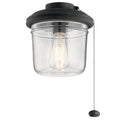 KICHLER 380915DBK Yorke Led Fan Light Kit Distressed Black