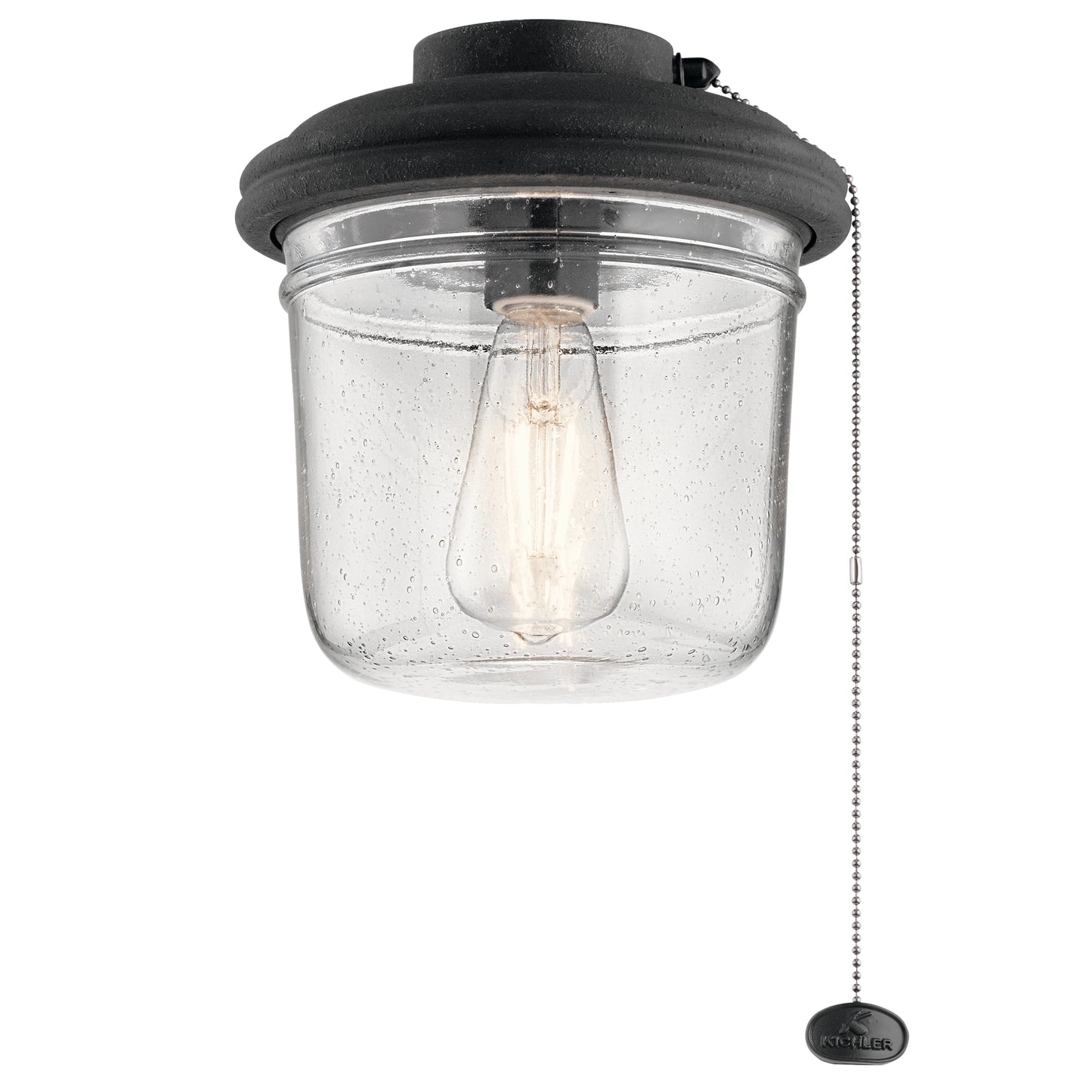 KICHLER 380915Dbk Yorke Led Fan Light Kit Distressed Black