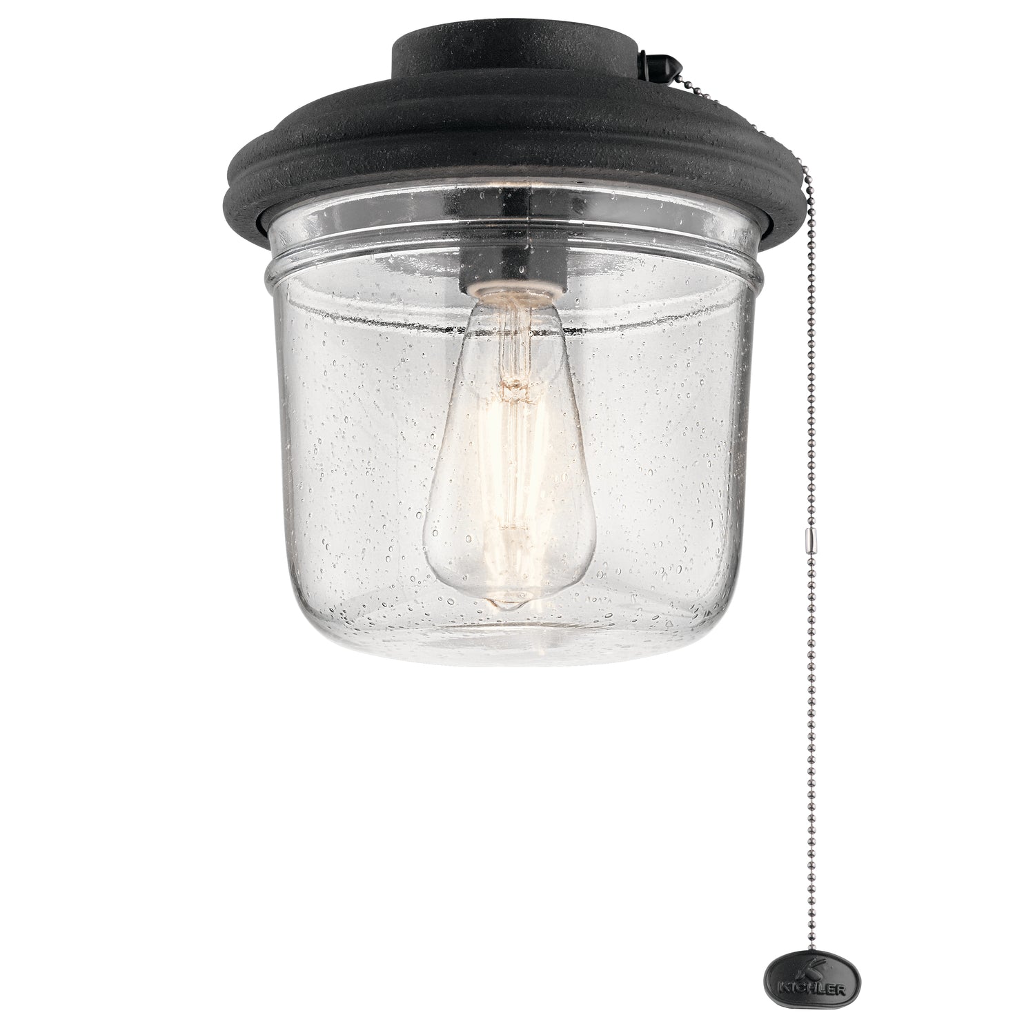 KICHLER 380915Dbk Yorke Led Fan Light Kit Distressed Black