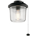 KICHLER 380915SBK Yorke Led Fan Light Kit Satin Black