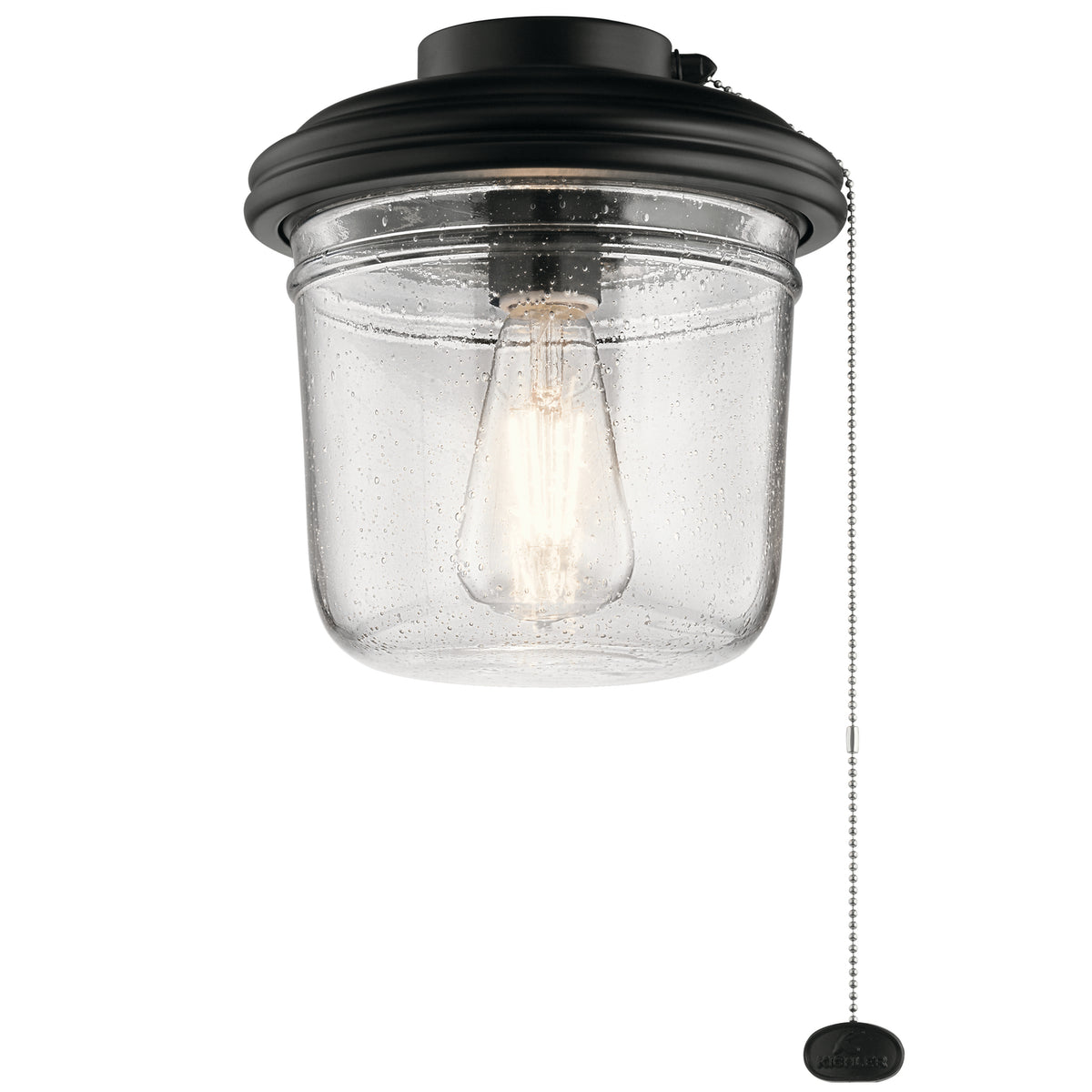 KICHLER 380915SBK Yorke Led Fan Light Kit Satin Black