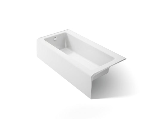 KOHLER K-847-0 Bellwether 66" x 32" alcove bath, left drain - White