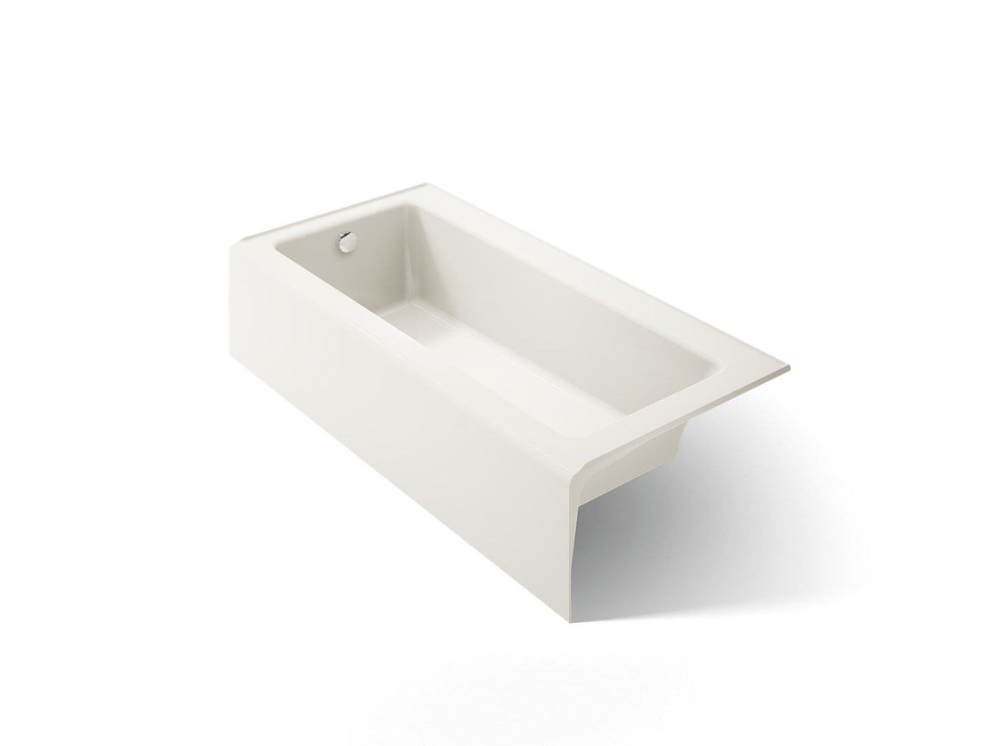 KOHLER K-847-96 Bellwether 66" x 32" alcove bath, left drain - Biscuit