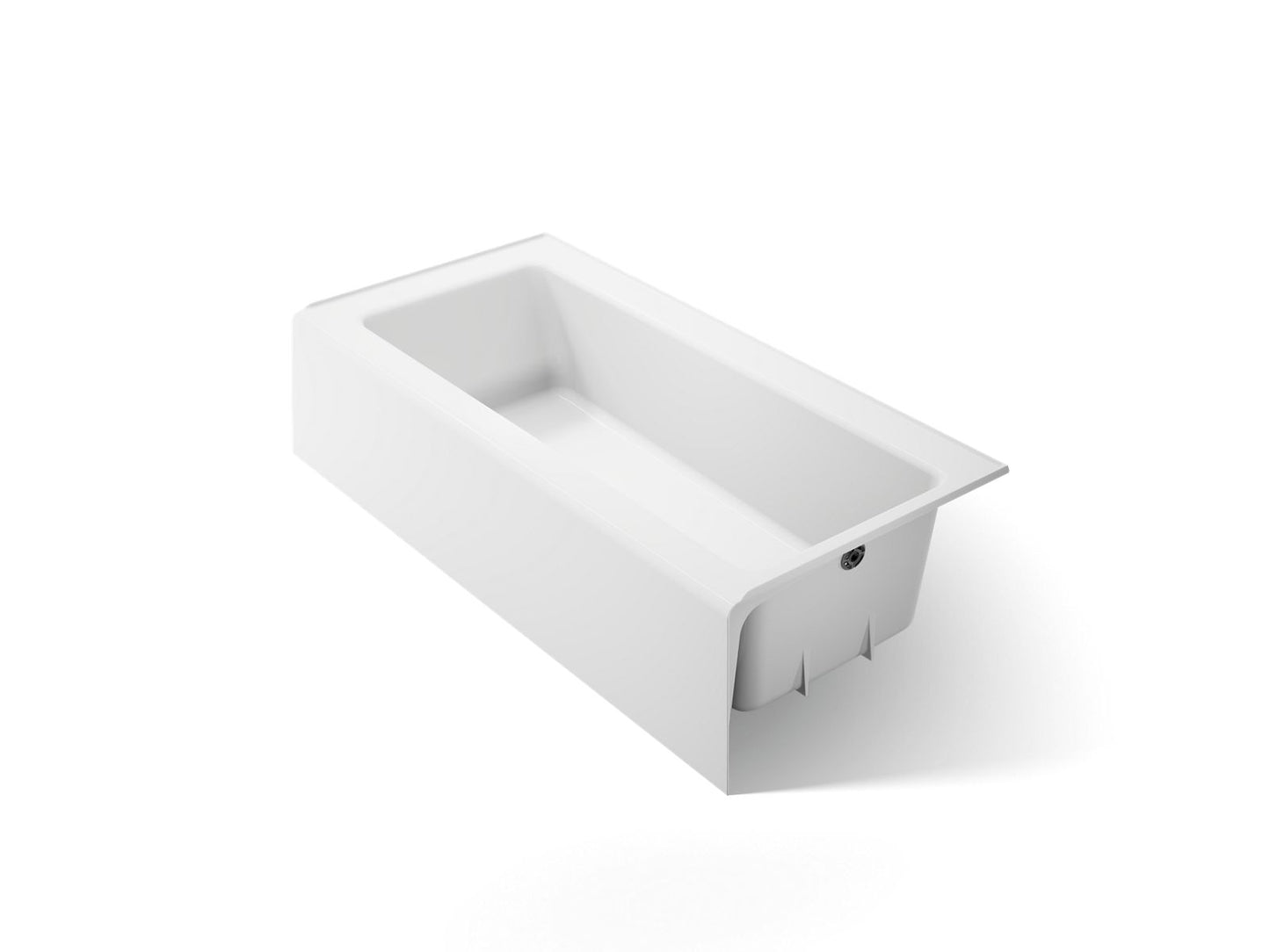 KOHLER K-848-0 Bellwether 66" x 32" alcove bath, right drain - White