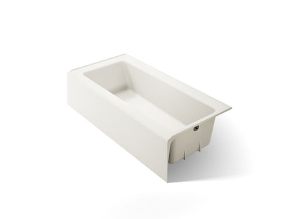 KOHLER K-848-96 Bellwether 66" x 32" alcove bath, right drain - Biscuit