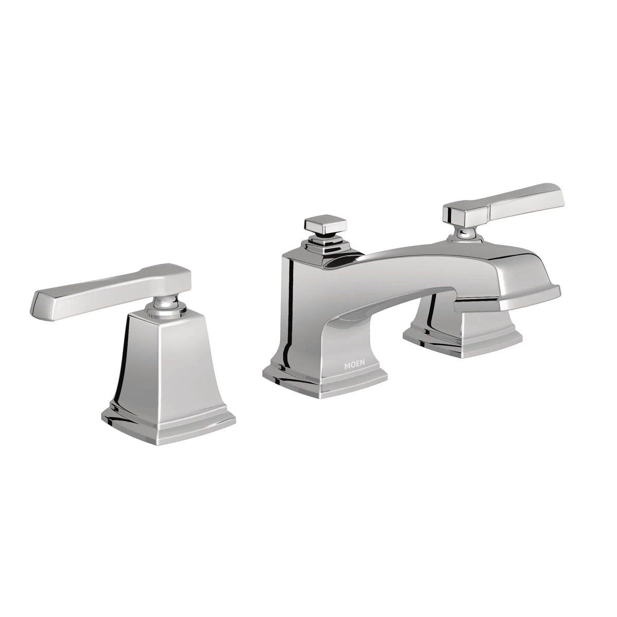 MOEN TV6220 Boardwalk Two-Handle Widespread Bathroom Sink Faucet - Chrome