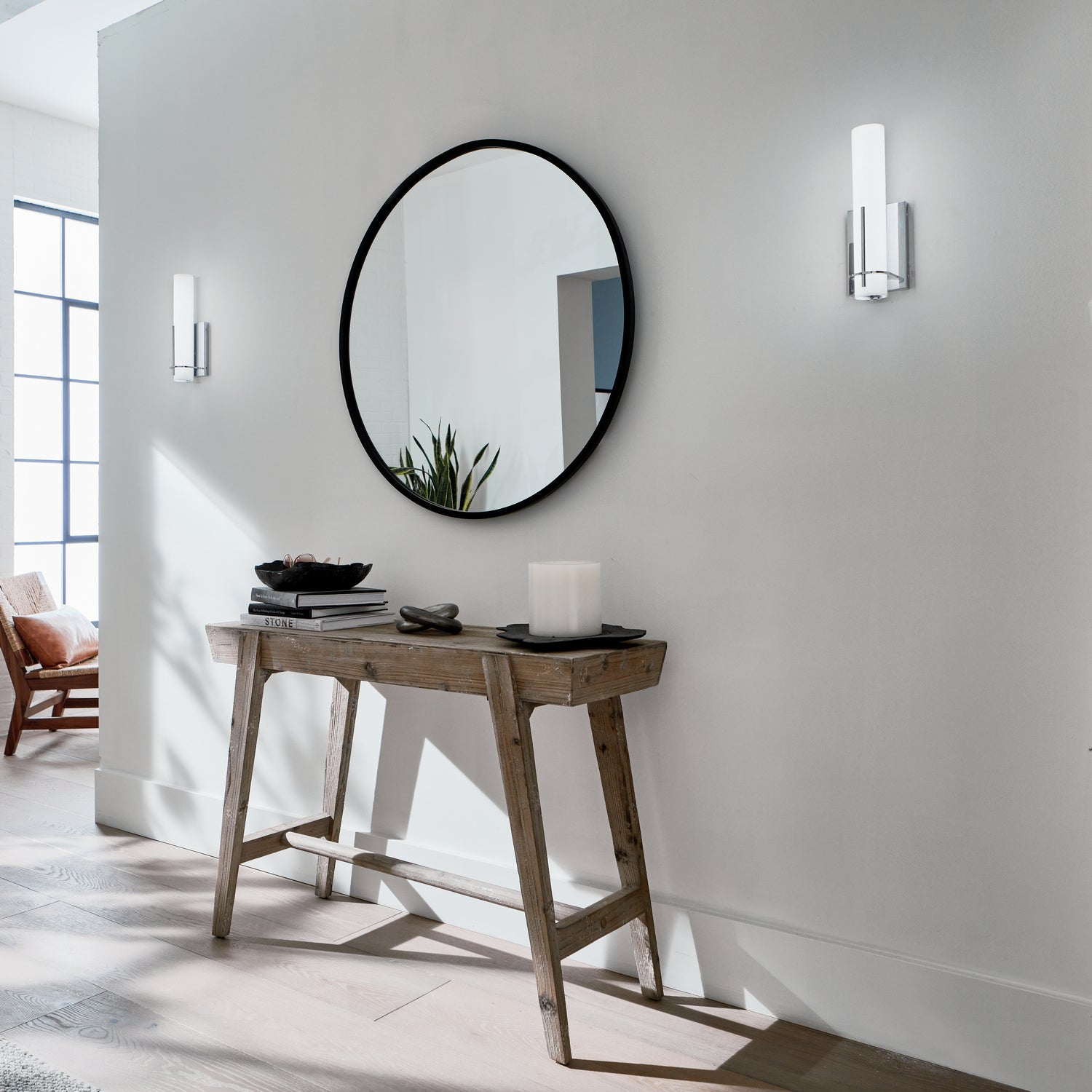 ELAN 83944 Traverso Led Wall Sconce Chrome