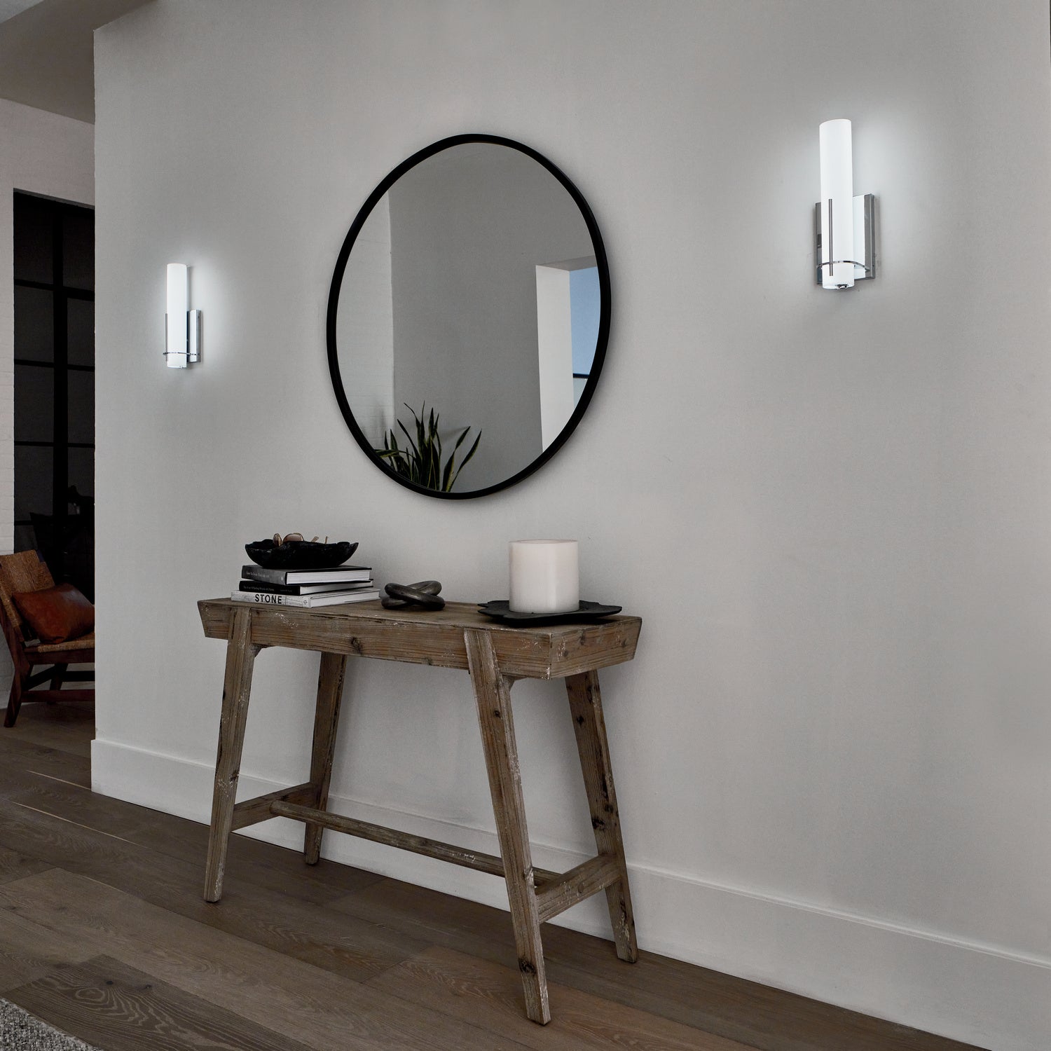ELAN 83944 Traverso Led Wall Sconce Chrome