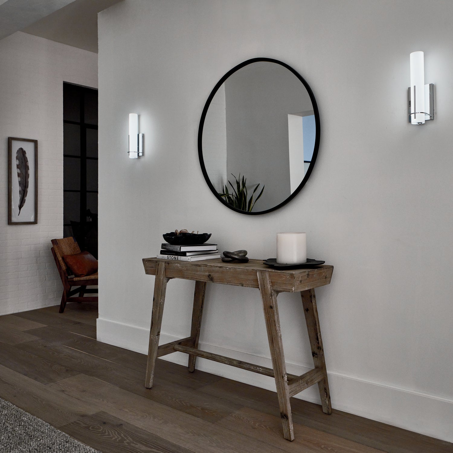 ELAN 83944 Traverso Led Wall Sconce Chrome