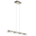 ELAN 83945 Azenda Led 4 Light Linear Pendant Brushed Nickel