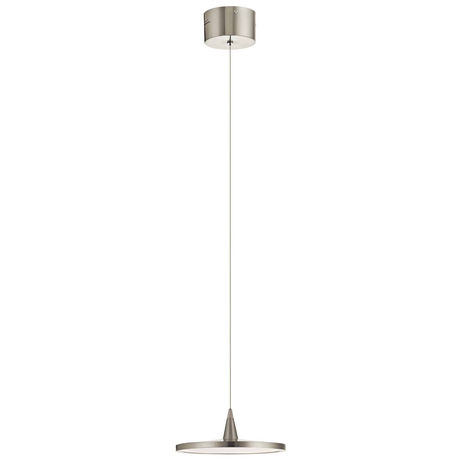 ELAN 83963 Jeno 1 Light Mini Pendant Brushed Nickel