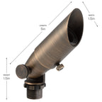 KICHLER 15483CBR 12V Mr-8 Brass Accent Light Centennial Brass